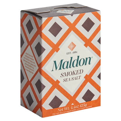 Maldon Smoked Sea Salt Flakes 4.4 oz. - 6/Case