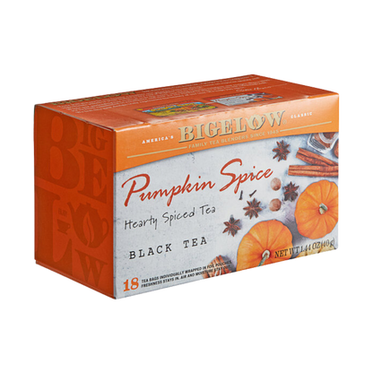 Bigelow Pumpkin Spice Tea Bags - 18/Box
