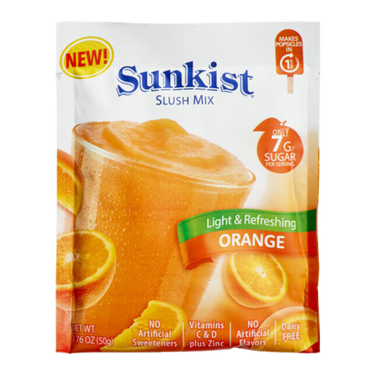 Sunkist Single Serve Orange Slush Mix - 15/Case