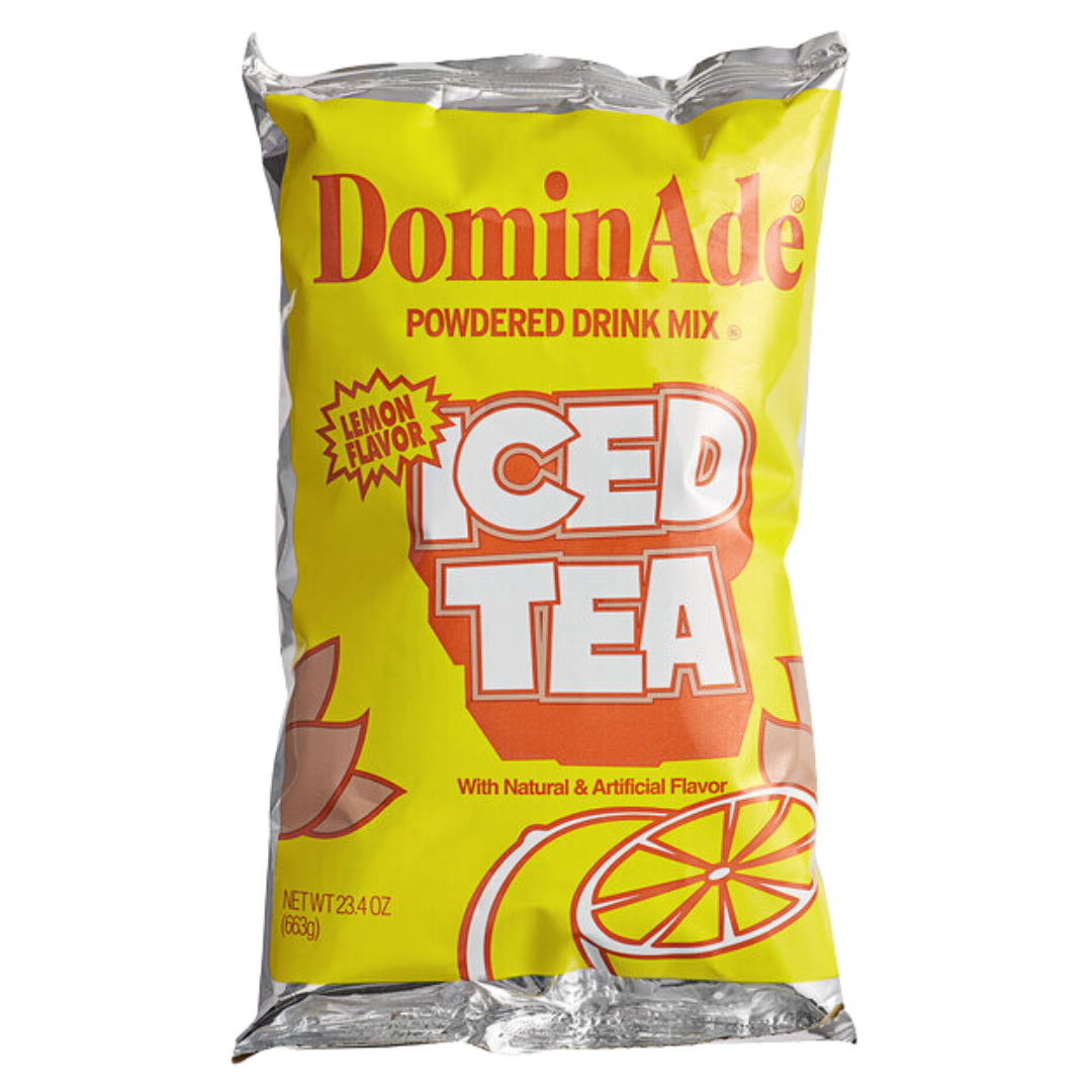DominAde 23.4 oz. Iced Tea Drink Mix- 12/Case