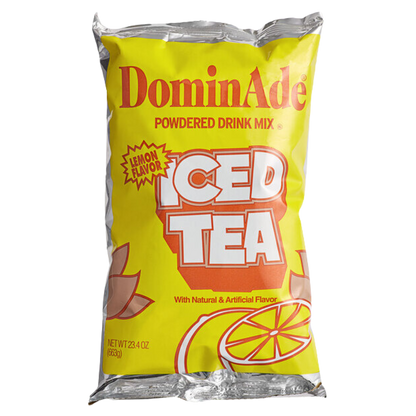 DominAde 23.4 oz. Iced Tea Drink Mix- 12/Case
