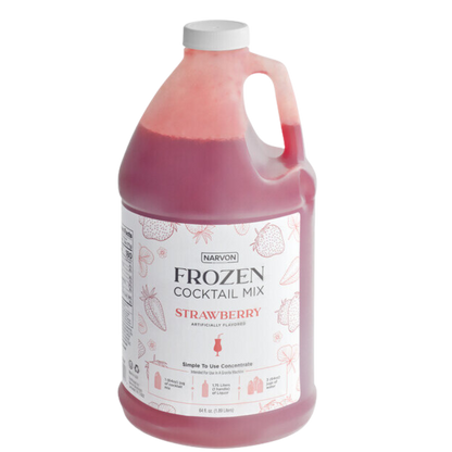 Narvon Strawberry Frozen Cocktail Mix Concentrate 1/2 Gallon