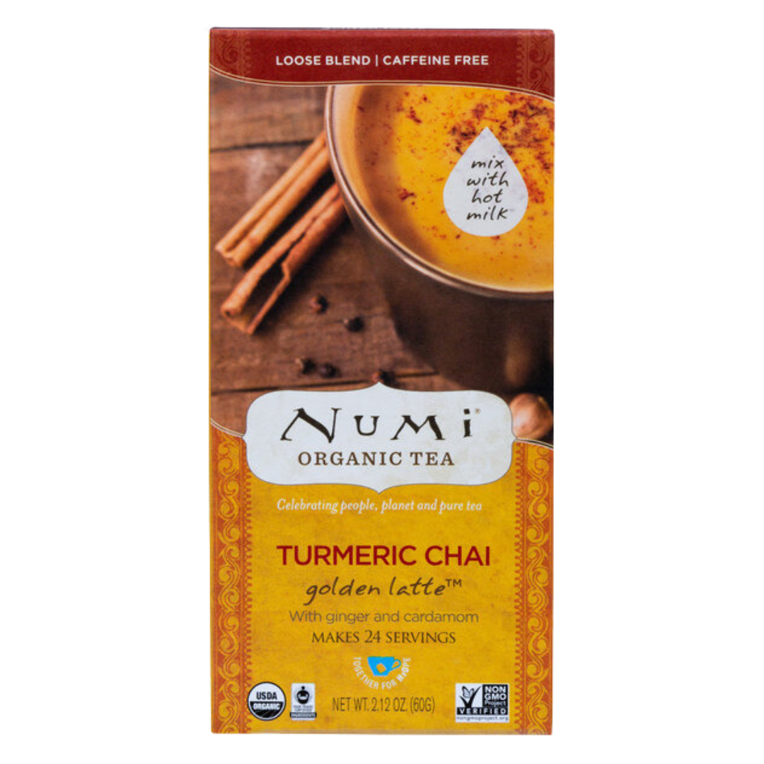 Numi Organic 2.12 oz. Golden Latte Turmeric Chai