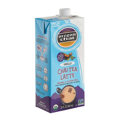 Oregon Chai Organic Vanilla Chai Tea Latte 1:1 Concentrate 32 fl. oz.