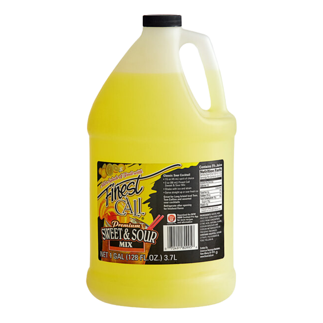 Finest Call 1 Gallon Ready-to-Use Sweet and Sour Mix