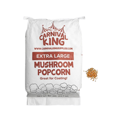 Carnival King 50 lb. Extra Large Mushroom Popcorn Kernels