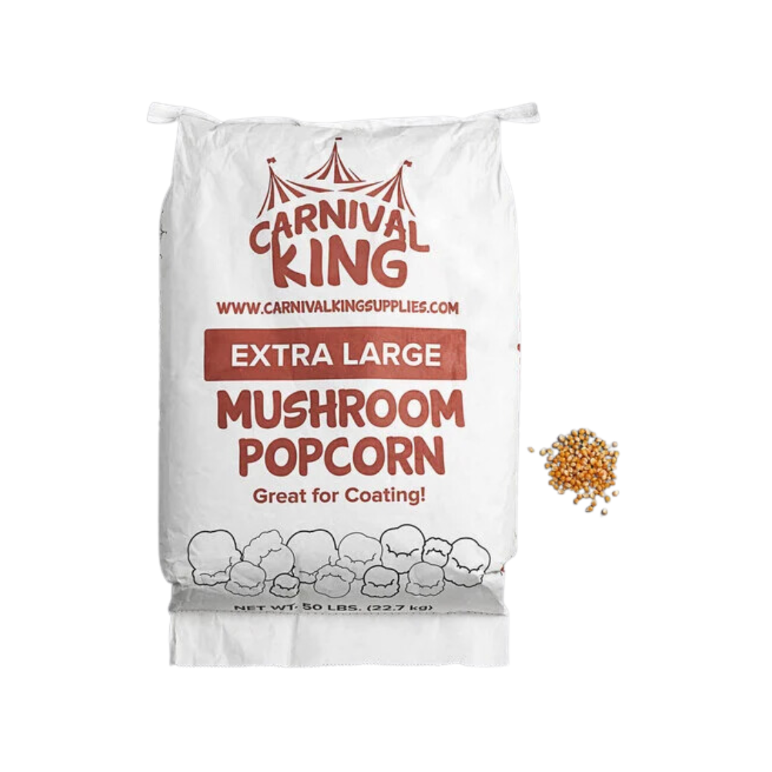 Carnival King Extra Large Mushroom Popcorn Kernels (Various Sizes)