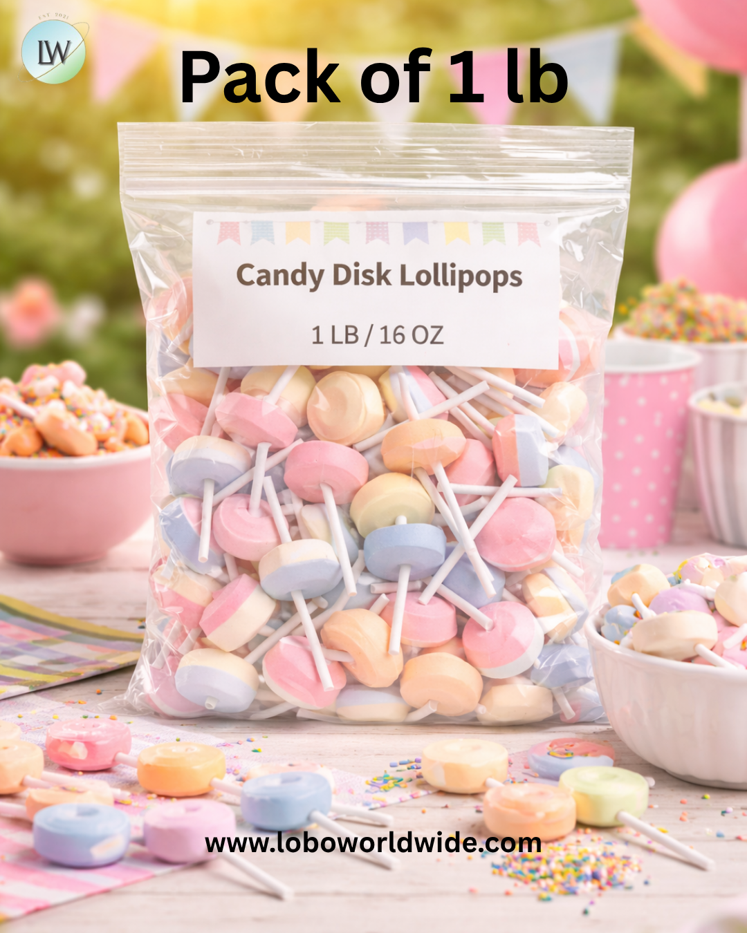 Unwrapped Smarties Lollies