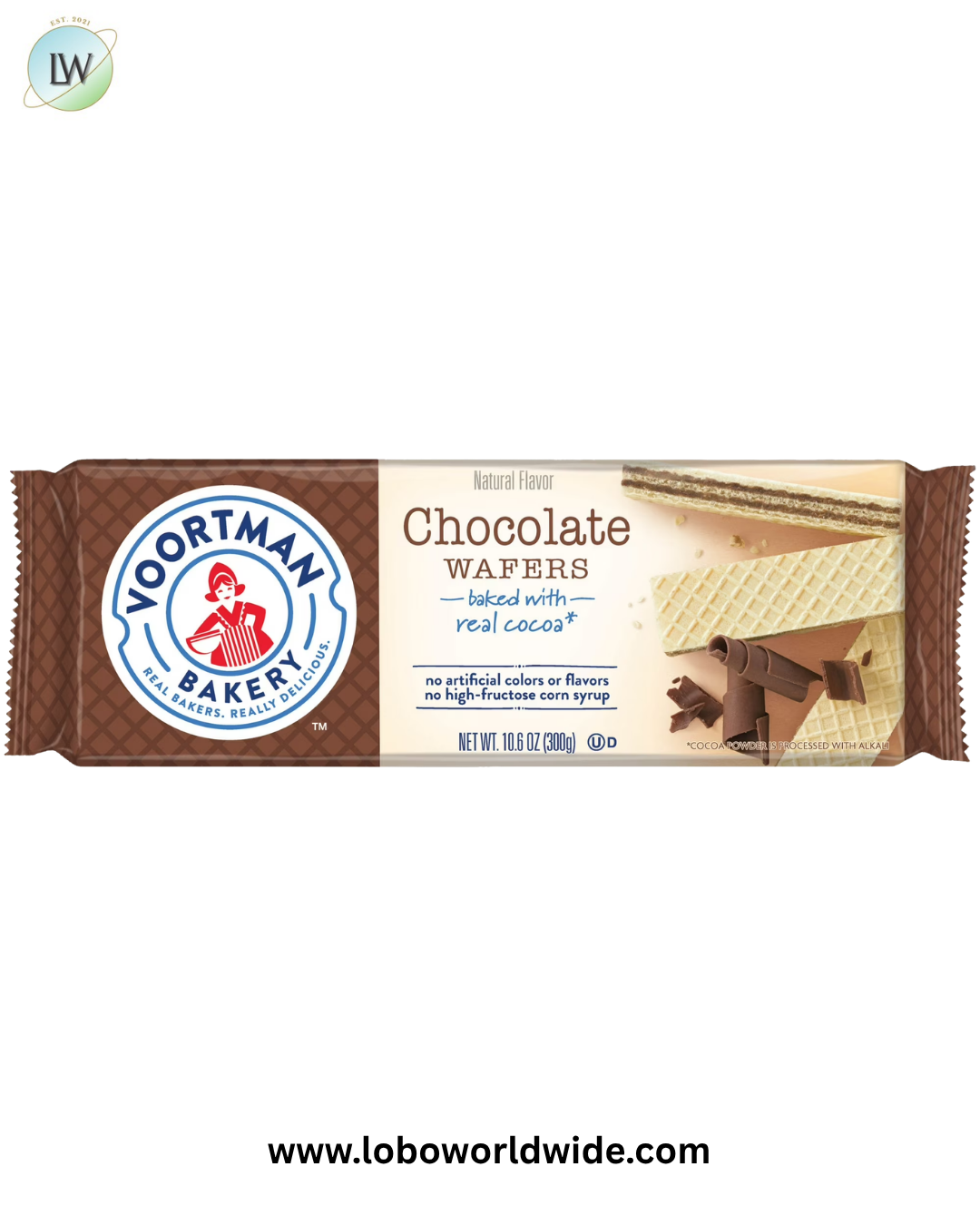 VOORTMAN Chocolate Wafer Cookies 10.6 oz