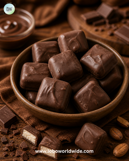 Vanilla Caramels Chocolate-Covered sugar free chocolate- 6lb