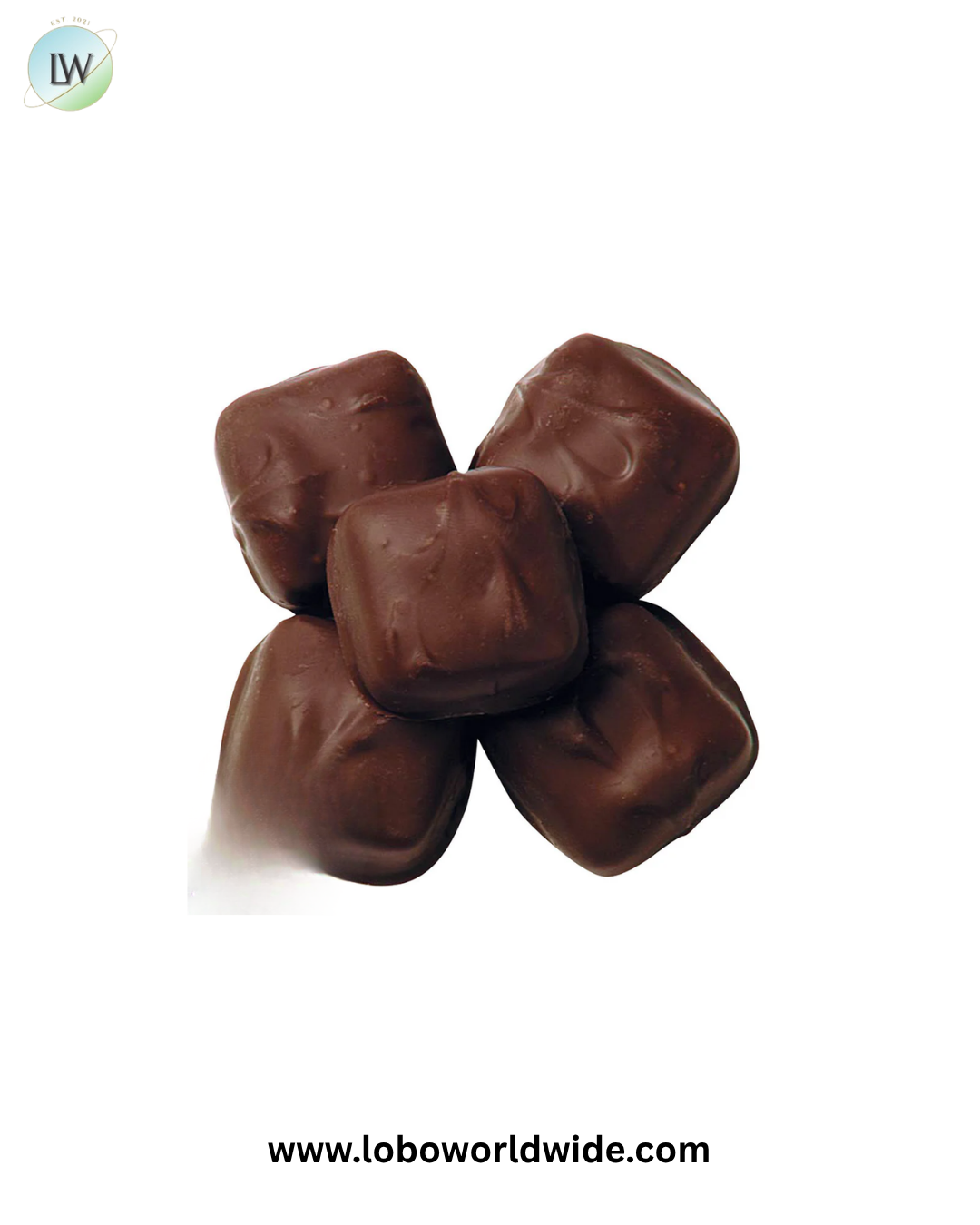Vanilla Caramels Milk Chocolate Sugar Free by Asher's - 6lb