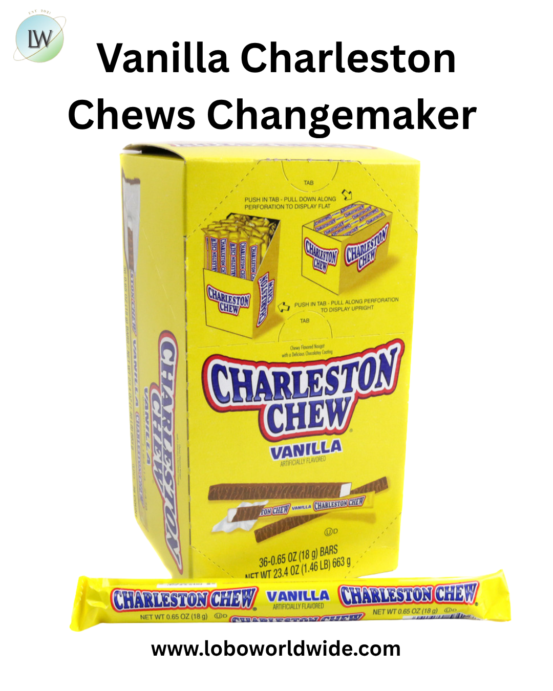 Vanilla Charleston Chews Changemaker 36 Piece
