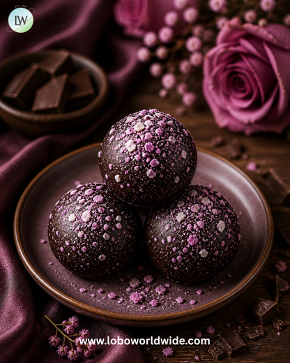Vanilla Dessert Truffles Dark Chocolate Birnn - 24ct