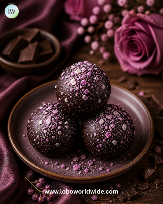 Vanilla Dessert Truffles Dark Chocolate Birnn - 24ct