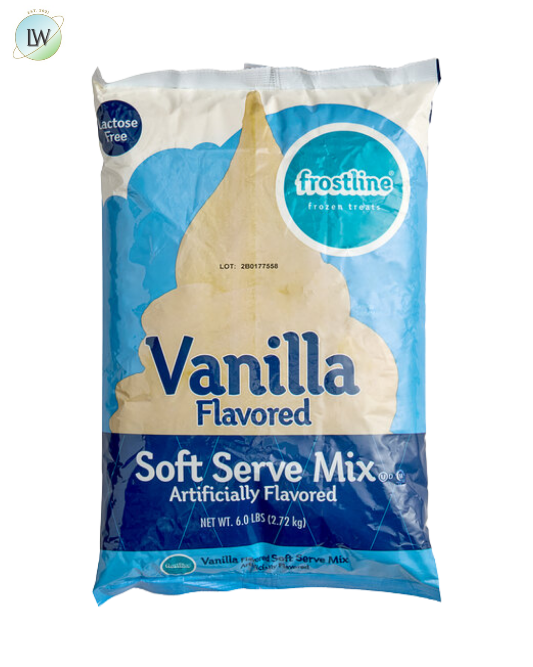 Frostline Vanilla Soft Serve Ice Cream Mix, 6 Pounds