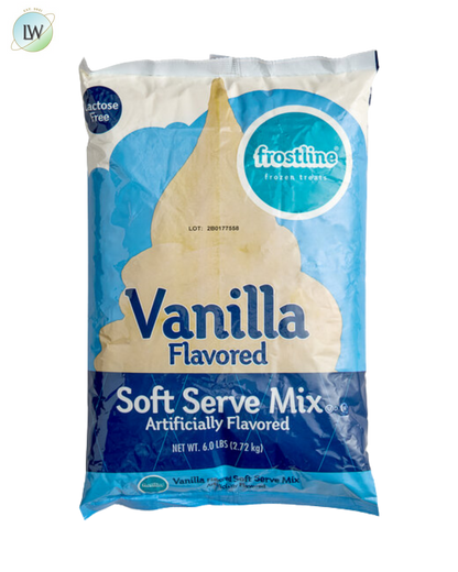 Frostline Vanilla Soft Serve Ice Cream Mix, 6 Pounds
