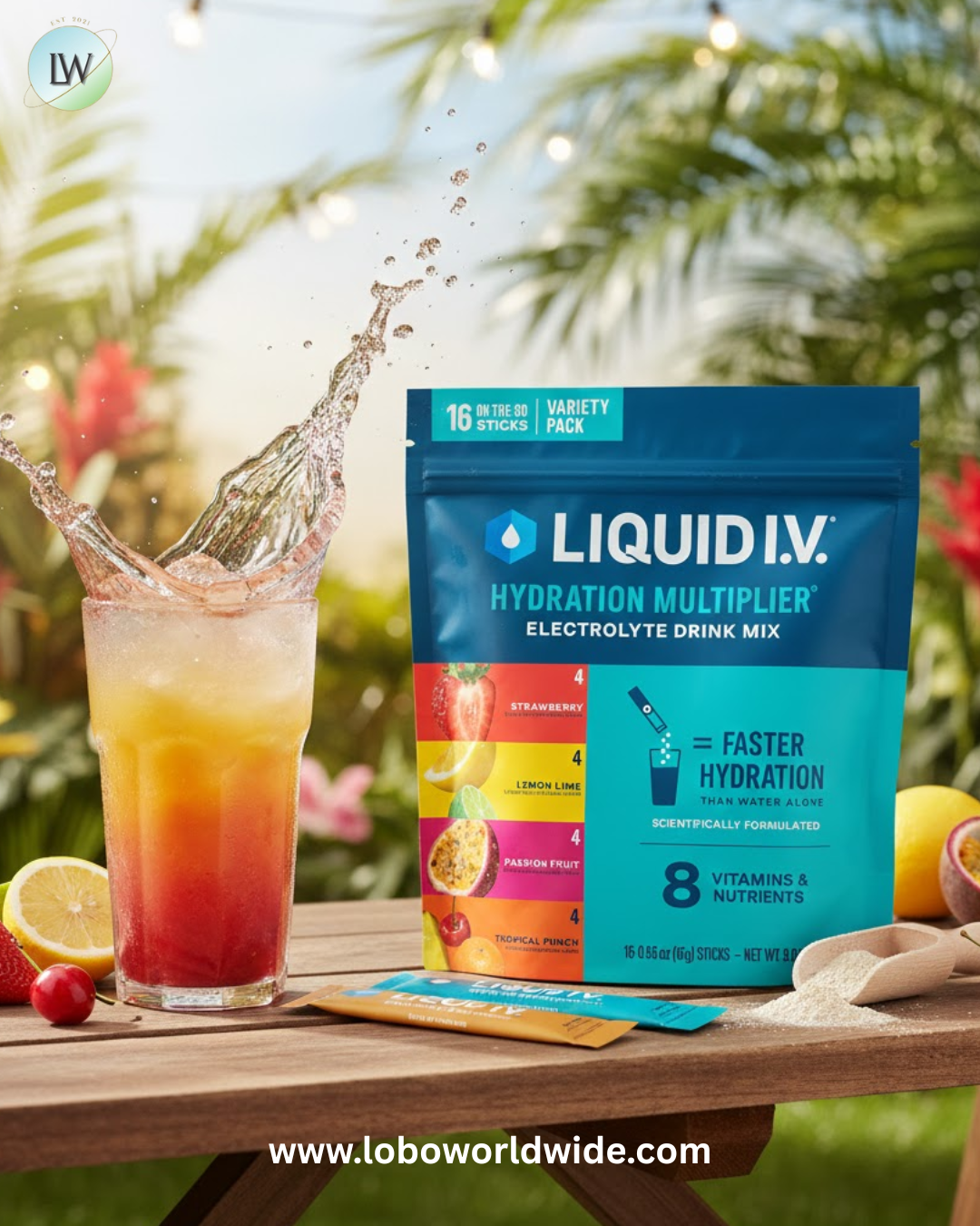 Liquid I.V Hydration Multiplier - 1 Pouch(Various Flavors)