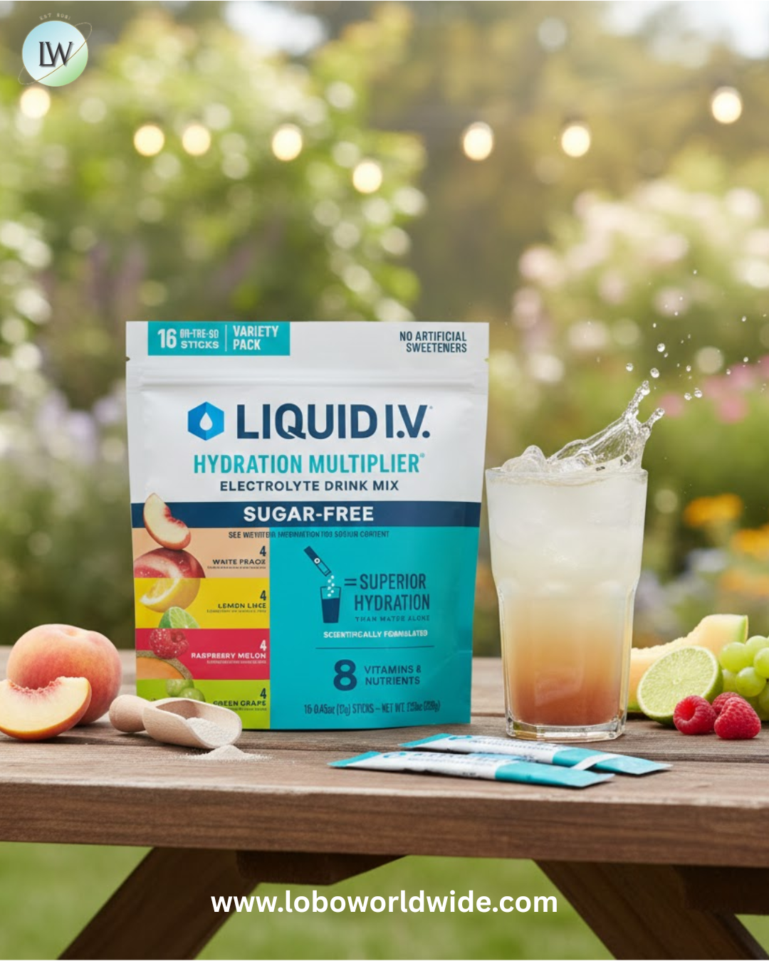 Liquid I.V Hydration Multiplier® Sugar-Free - 3 Pouches(Various flavors)
