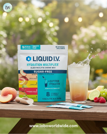 Liquid I.V Hydration Multiplier® Sugar-Free - 3 Pouches(Various flavors)