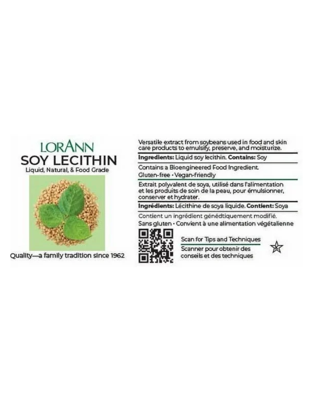 LorAnn Oils 16 oz. Liquid Soy Lecithin