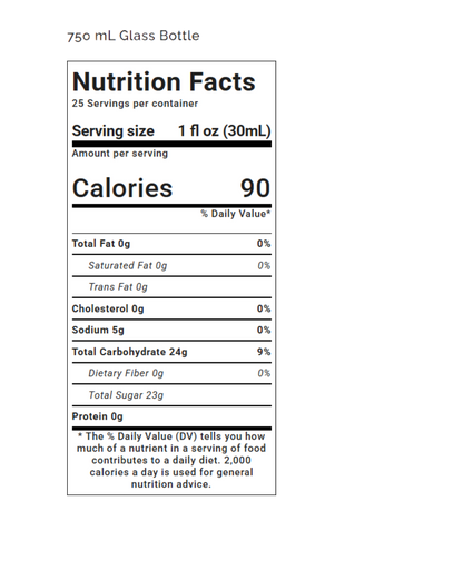 Monin 750 mL Peach Tea 7:1 Concentrate