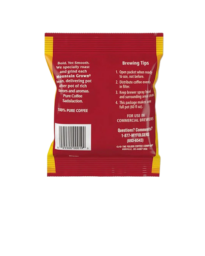 Folgers Black Silk Coffee Packet 1.4 oz. - 42/Case