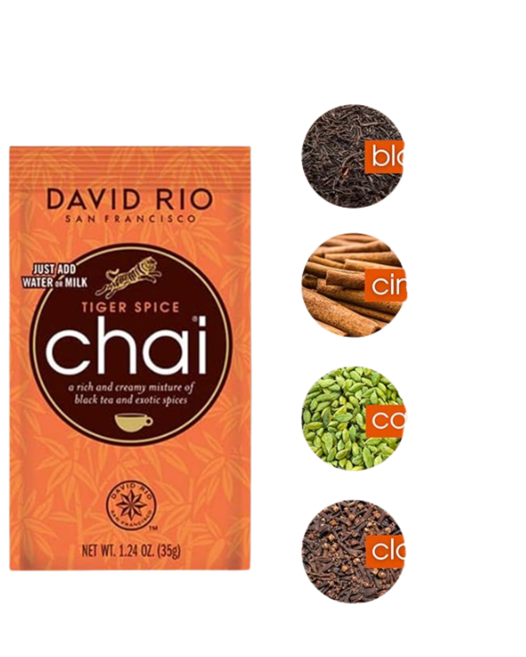David Rio  Chai Tea Latte Mix(Varoius flavours and sizes )