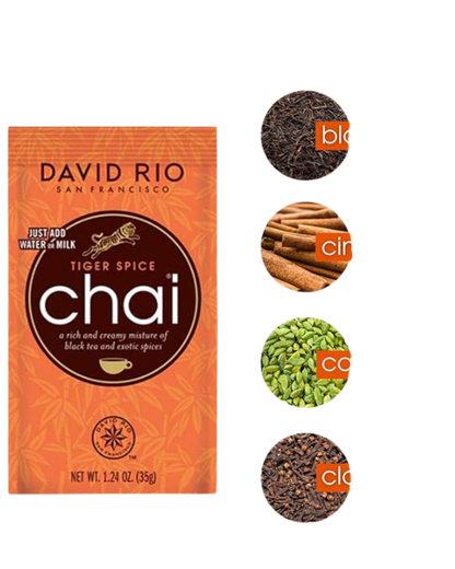 David Rio  Chai Tea Latte Mix(Varoius flavours and sizes )