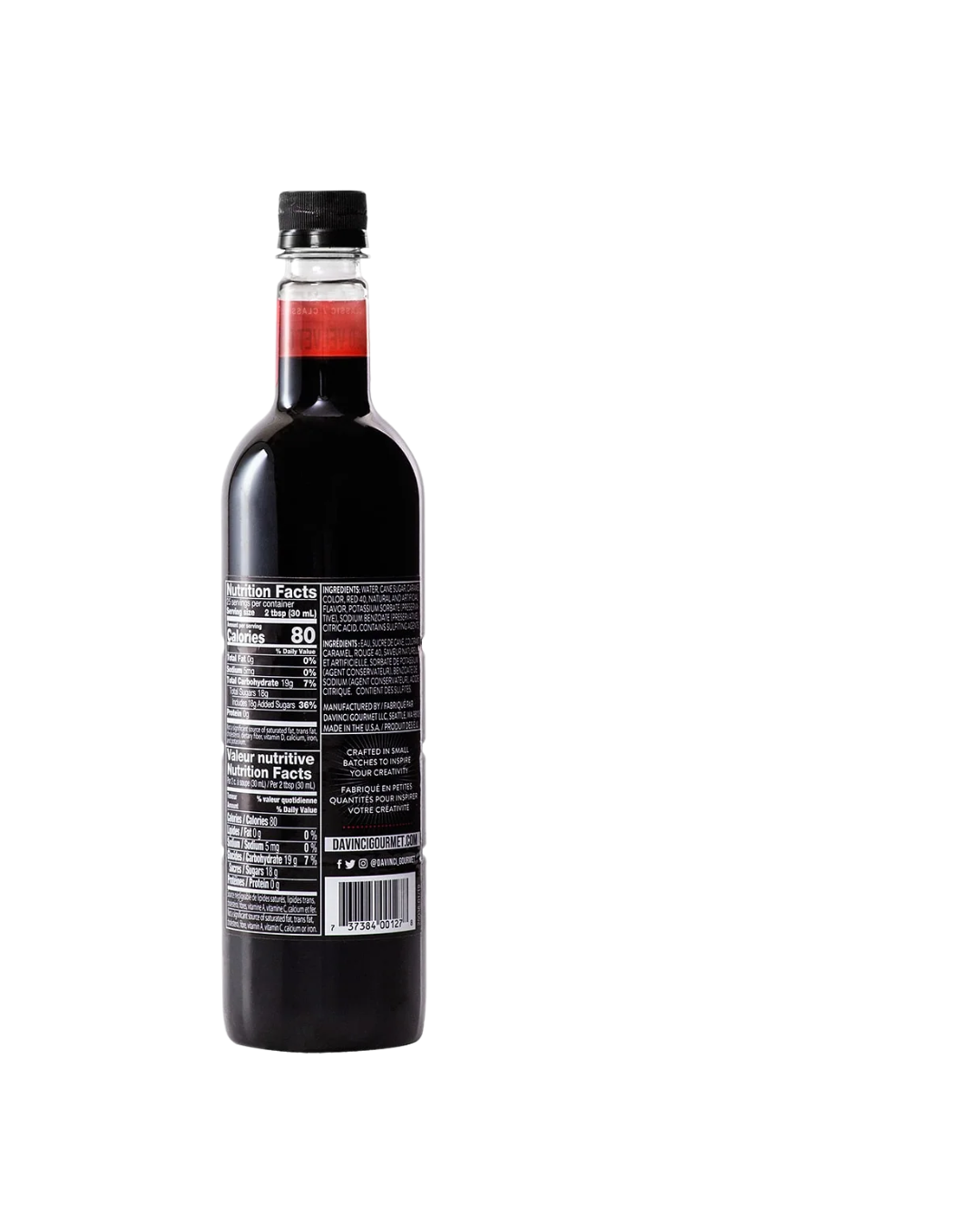 DaVinci Gourmet Classic Red Velvet Cake Flavoring Syrup 750 mL