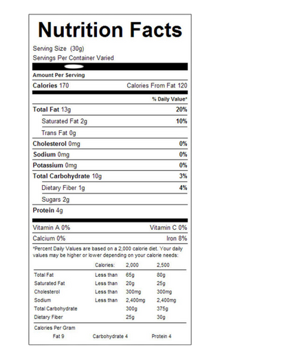 Large Roasted Unsalted Cashews 25 lb.