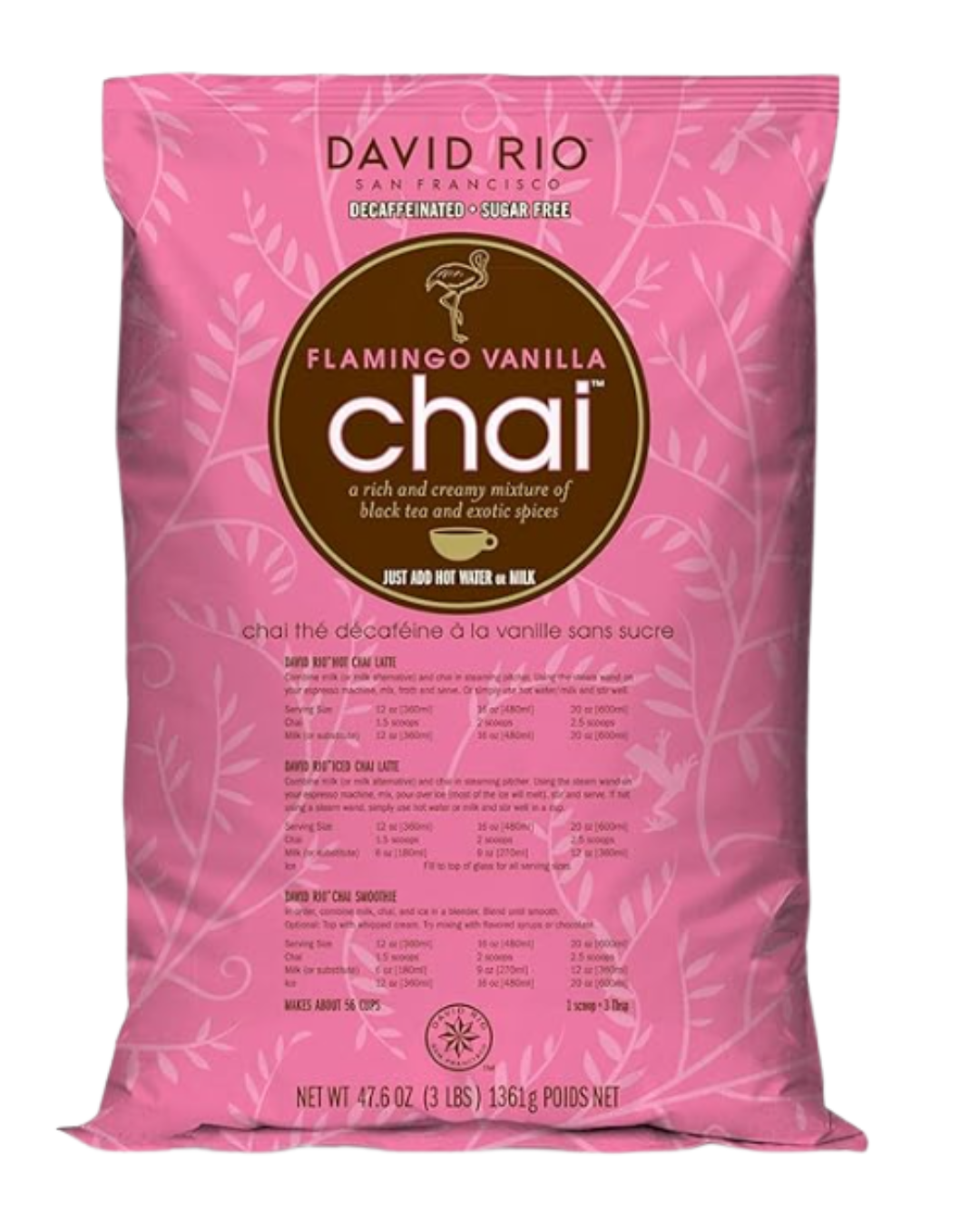 David Rio  Chai Tea Latte Mix(Varoius flavours and sizes )