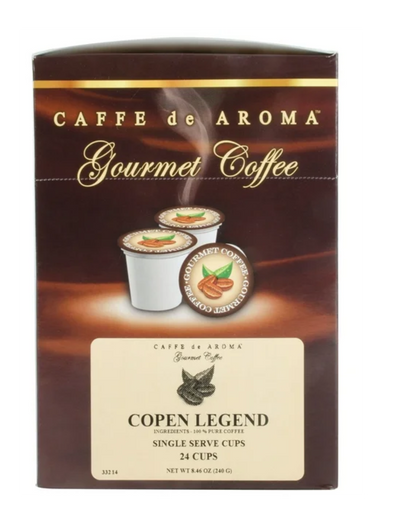 Caffe de Aroma Single Serve Cups – 4/Case (Various Sizes)