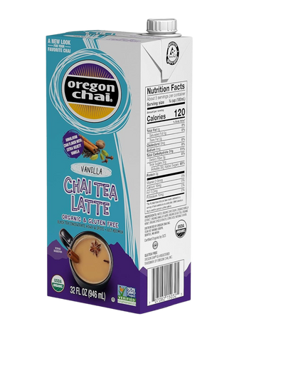 Oregon Chai Organic Vanilla Chai Tea Latte 1:1 Concentrate 32 fl. oz.