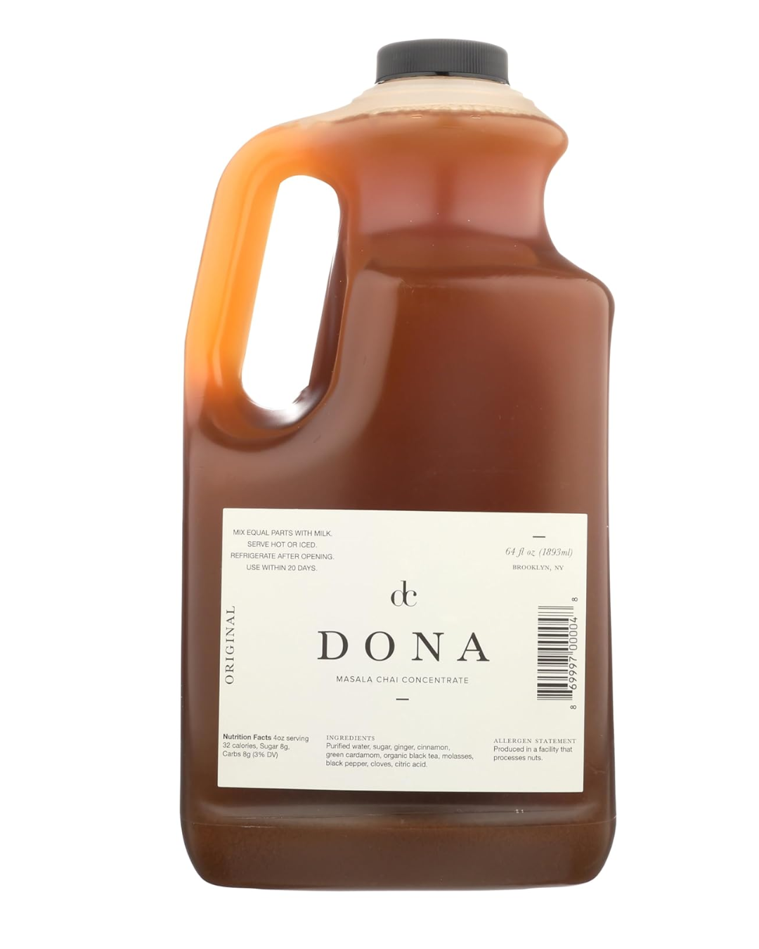 Dona Tea 1:1 Concentrate 64 fl. oz. 12/case (various flavours)