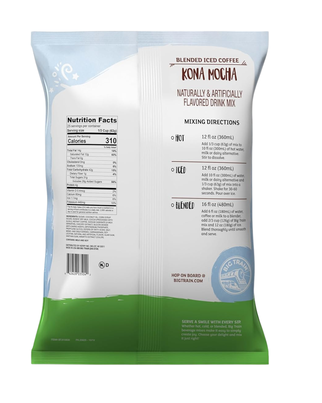 Big Train 3.5 lb. Original Blended Ice Coffee Mix