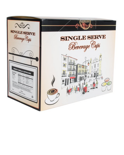 Caffe de Aroma Single Serve Cups – 4/Case (Various Sizes)