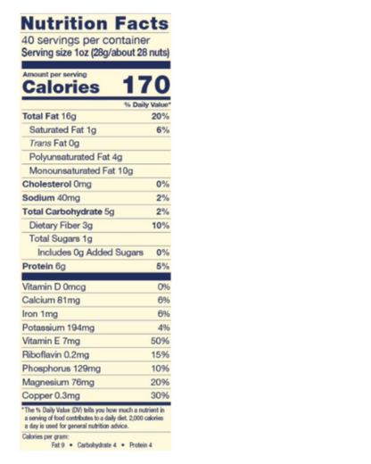 Blue Diamond Roasted Salted Whole Almonds 25 lb