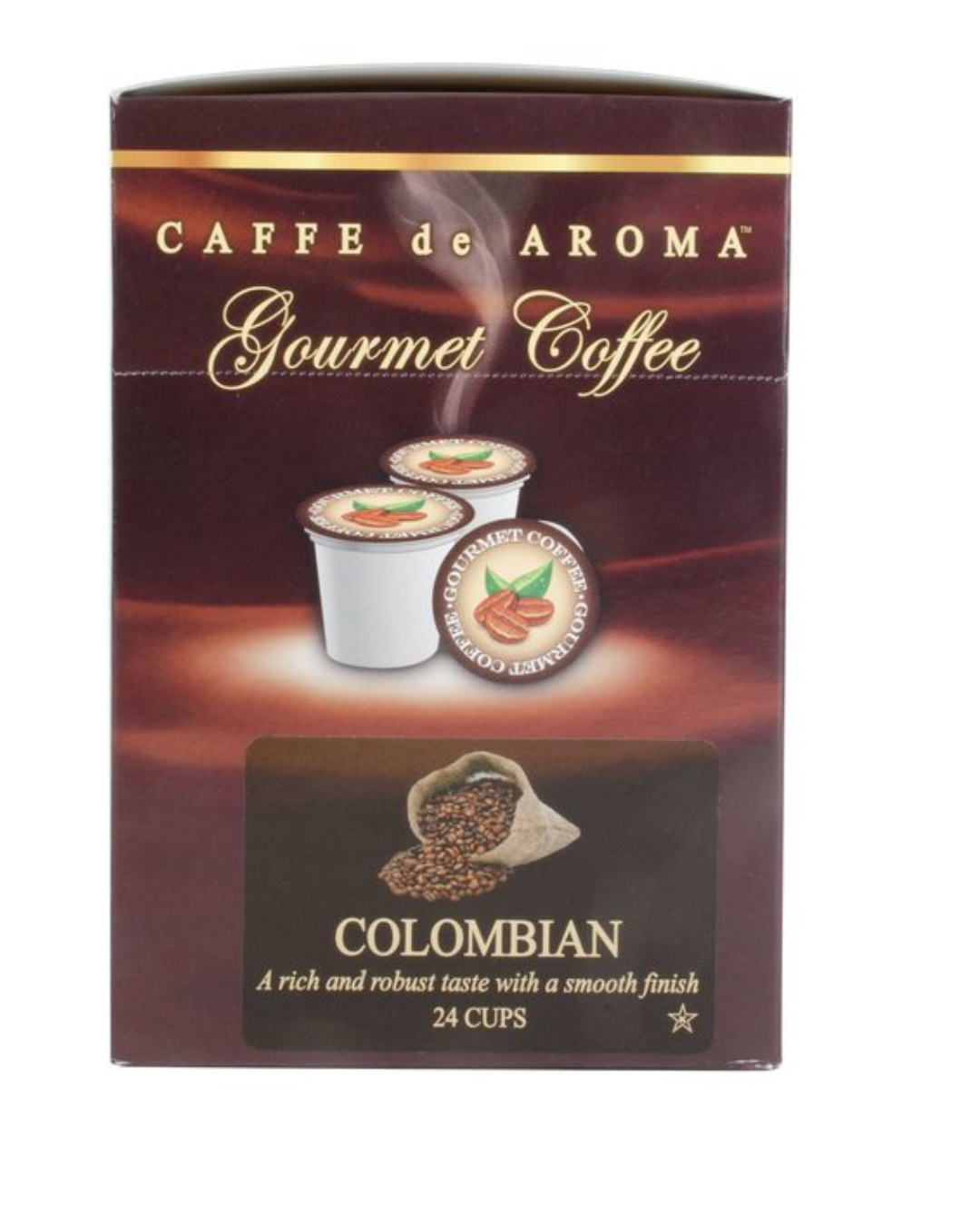 Caffe de Aroma Single Serve Cups – 24/Box (Various Sizes)