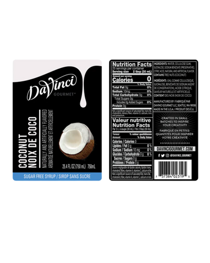 DaVinci Gourmet Classic Coconut Flavoring Syrup 750 mL