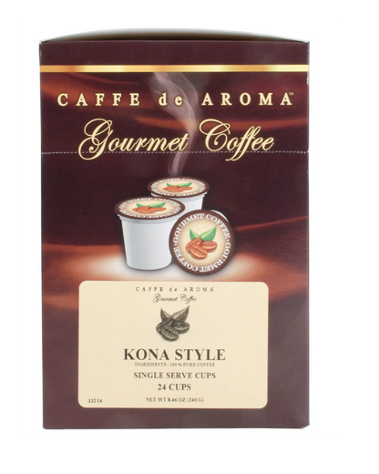 Caffe de Aroma Single Serve Cups – 4/Case (Various Sizes)