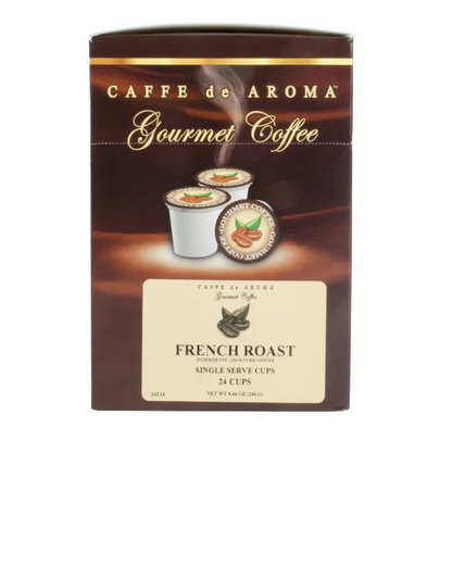 Caffe de Aroma Single Serve Cups – 4/Case (Various Sizes)