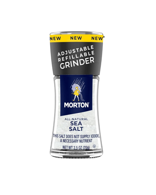 Morton Sea Salt Grinder 2.5 oz. - 6/Case