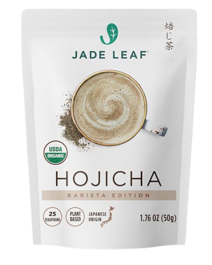 Jade Leaf Organic Hojicha Barista Edition Roasted Green Tea Powder 1 lb. (454g)(various sizes)