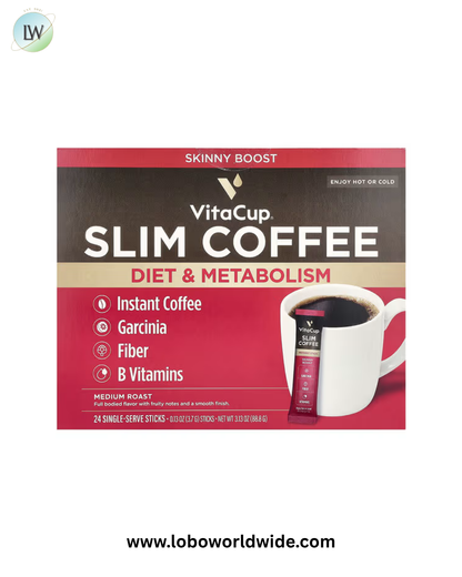 VitaCup, Slim Instant Coffee, Medium Roast, 0.13 oz (3.7 g) Each