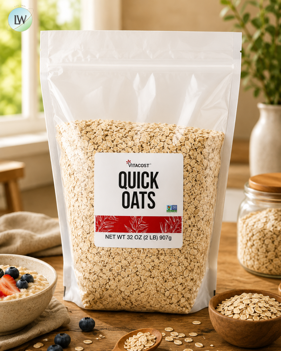 Vitacost, Quick Oats, 32 oz (907 g)