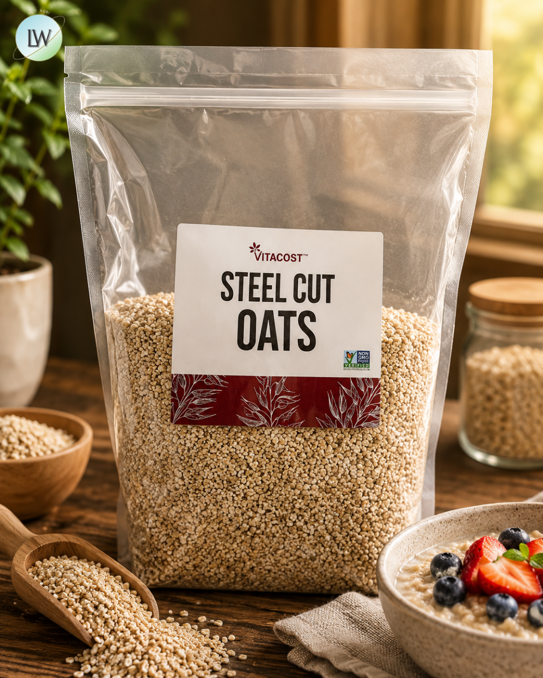 Vitacost, Steel Cut Oats, 32 oz (907 g)