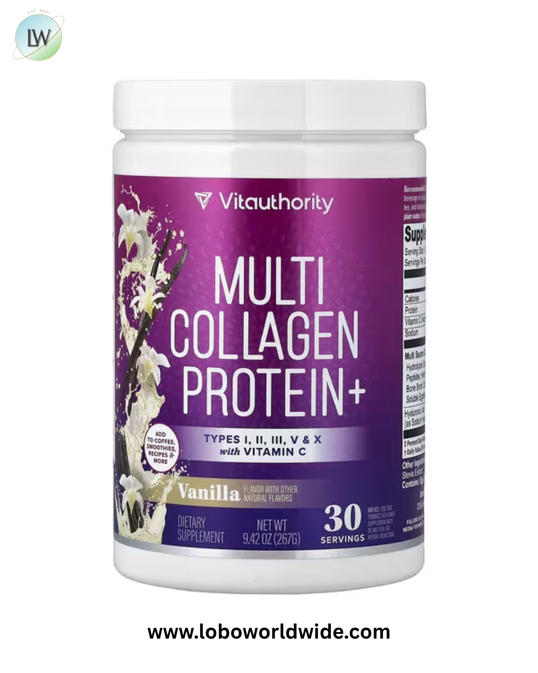 Vitauthority, Multi Collagen Protein+