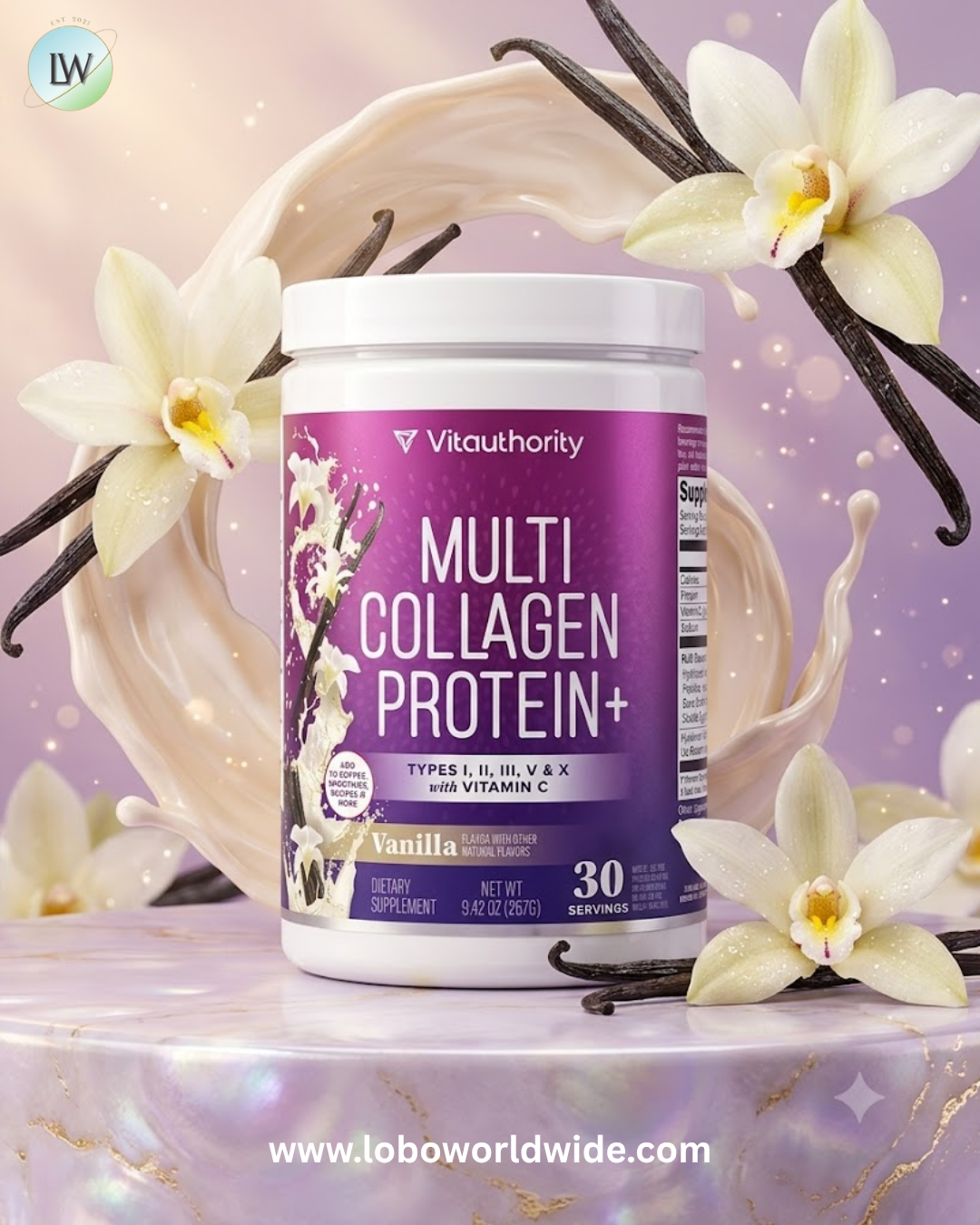 Vitauthority, Multi Collagen Protein+
