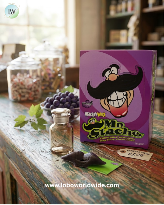 Wack-O Wax Mustache Candy 24 Piece