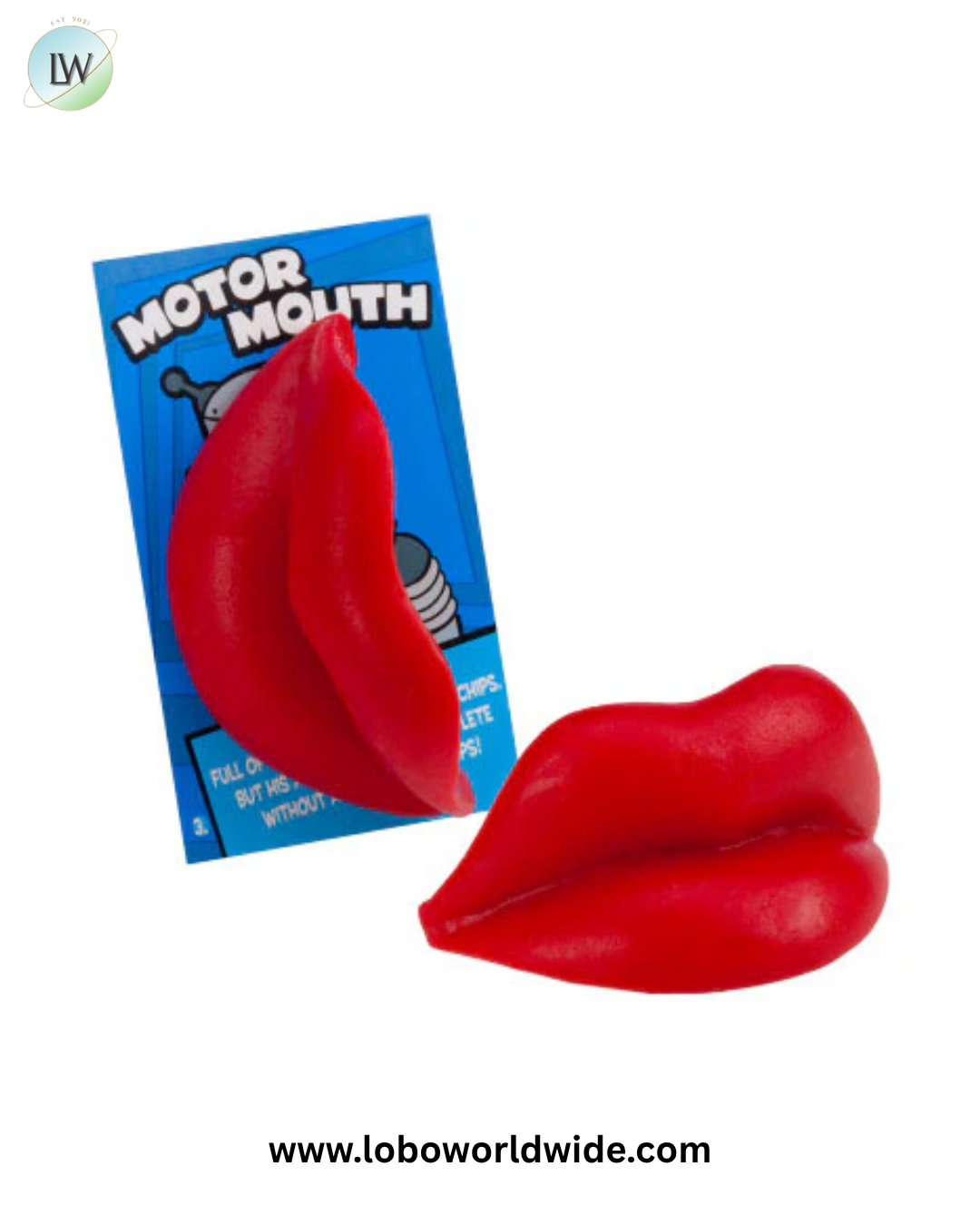 Wax Lips Cherry Wack-O-Wax Candy - 24ct
